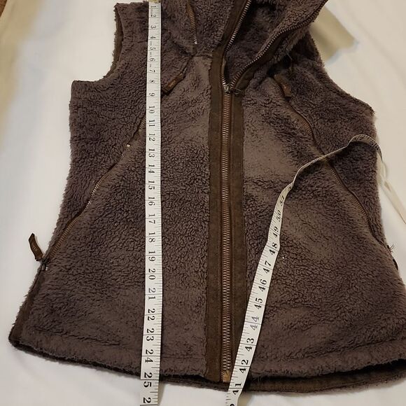 Kuhl Vest Flight Fog Harbor  Fleece Sherpa Fuzzy Hoodie Warm Soft Comfy … - Picture 6 of 10
